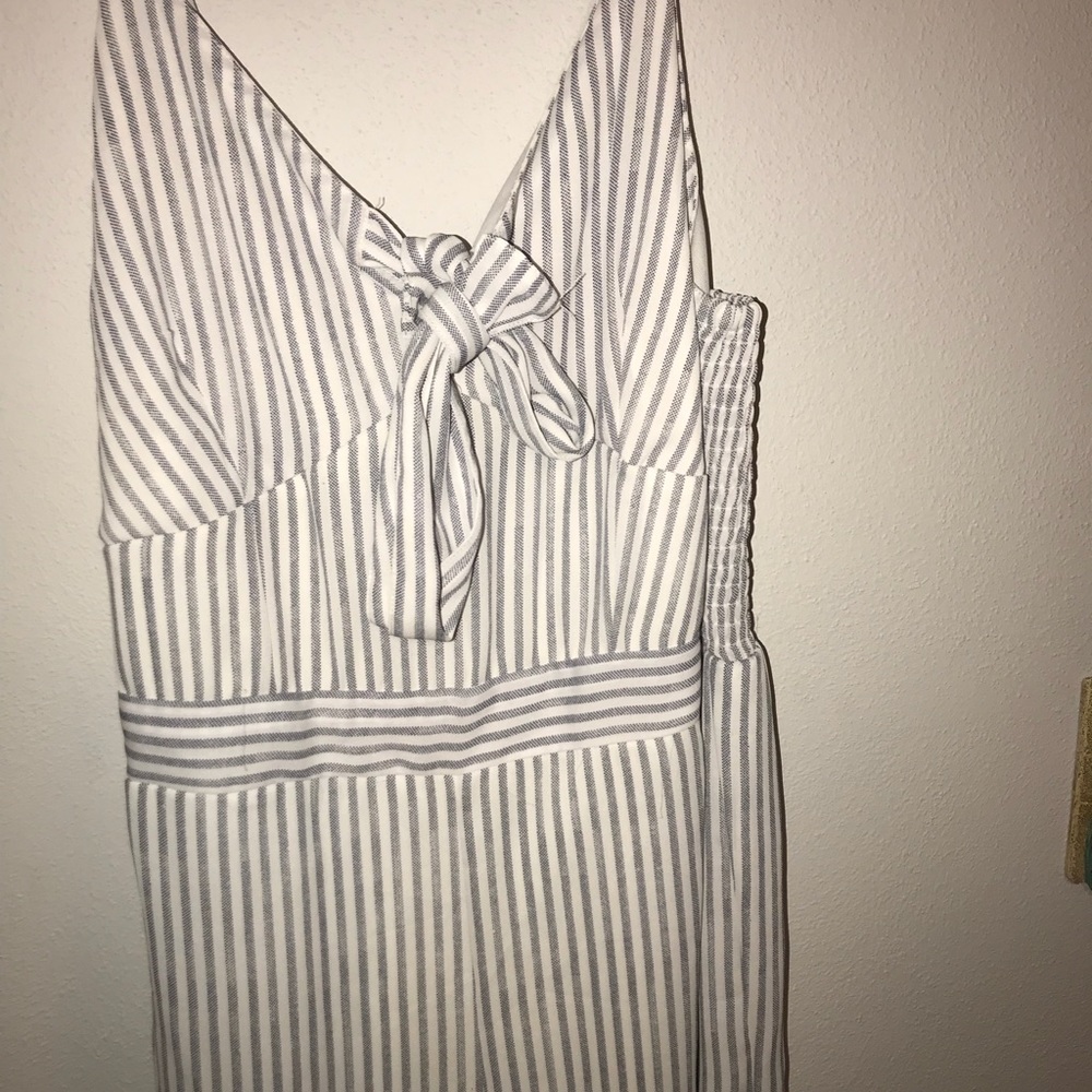 STRIPED JUMPSUIT